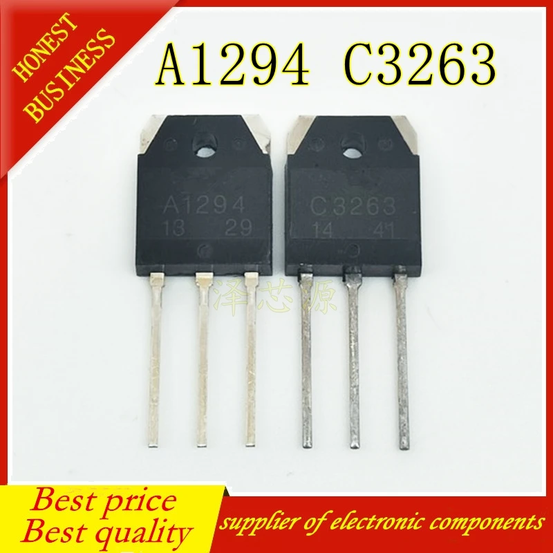 2 шт. 2SC3263& 2 шт. 2SA1294 C3263 A1294 TO-3P транзистор