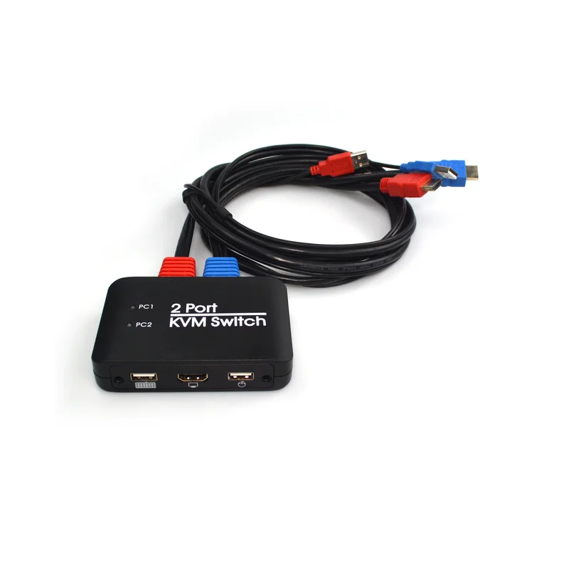 AIXXCO KVM переключатель HDMI коммутатор в мышь высокой четкости и клавиатура переключатель KVM2 порт 4K