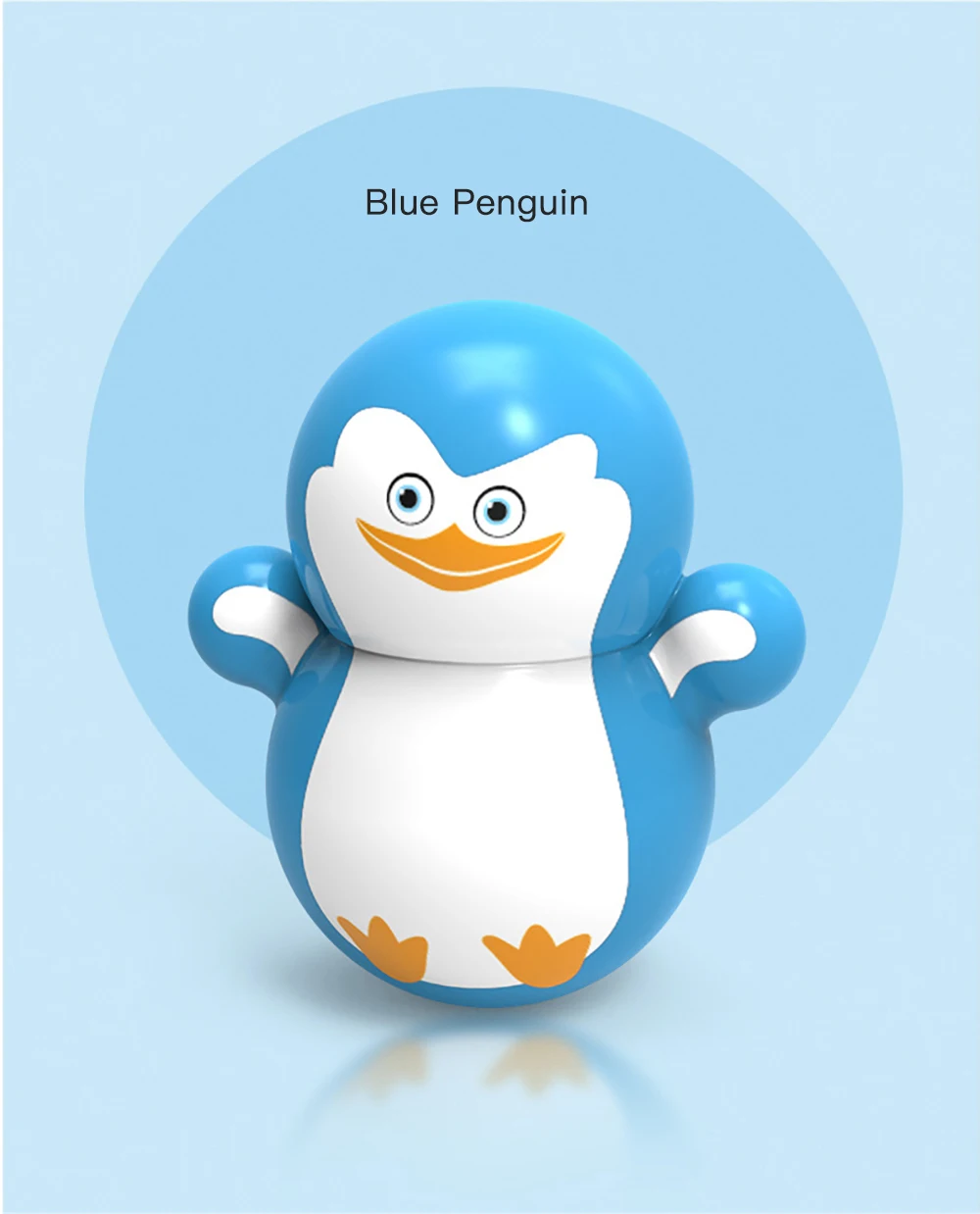 Funny Gift Shaking Tumbler Toys Cartoon Snowman Penguin Tumbler Desktop Ornament Anti Stress Toys Wholesale Items