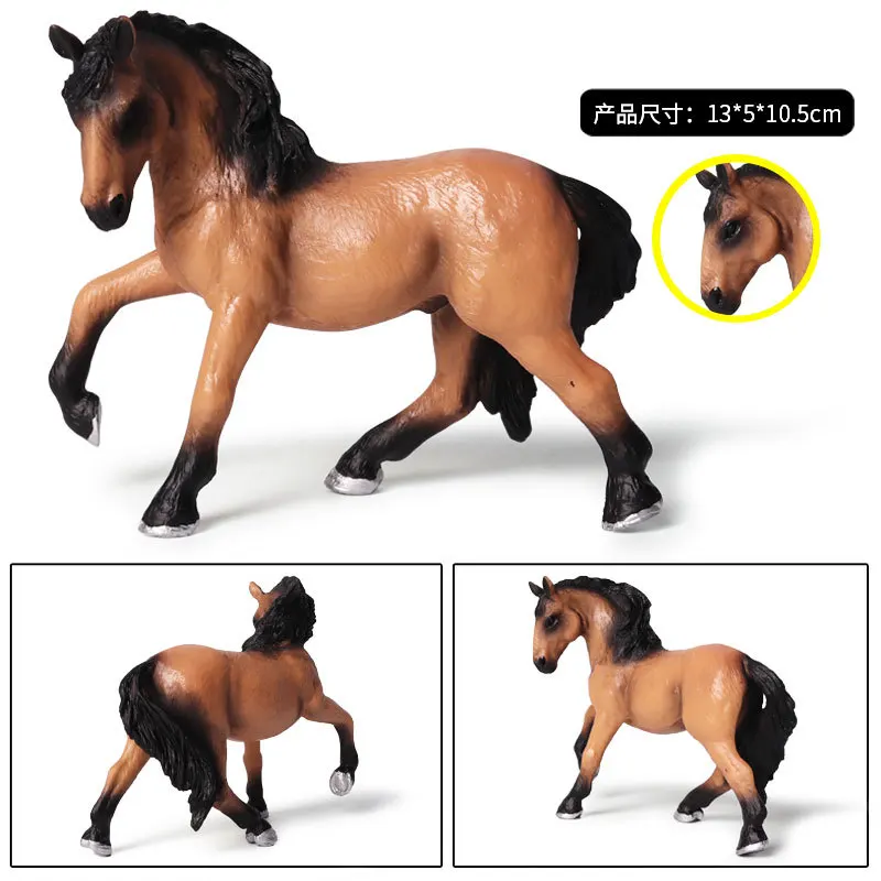 Модель животного игрушка Lusitano лошадь ранчо лошадь модель игрушки животные Гараж Набор Модель
