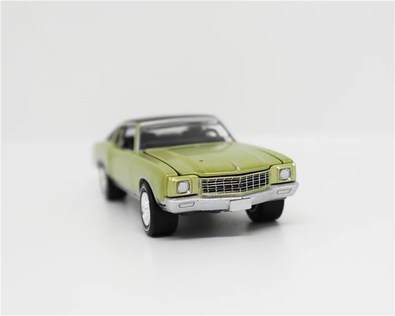 Greenlight 1: 64 Chevrolet Монте Карло СС 454 1971 зеленый литья под давлением модель автомобиля без коробки