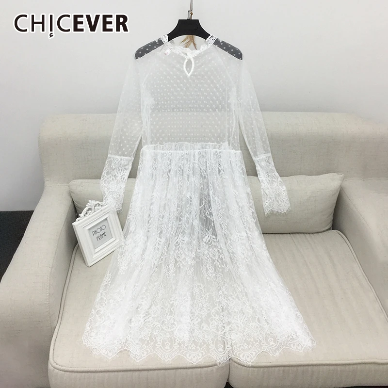 Женское асимметричное платье CHICEVER летнее с рукавами-лепестками и регулируемым