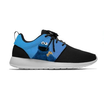 

Street Sesame Cookie Monster Newest Fashion Funny Lovely Kids Sport Running Shoes Casual Breathable Sneakers Boys Children Girl