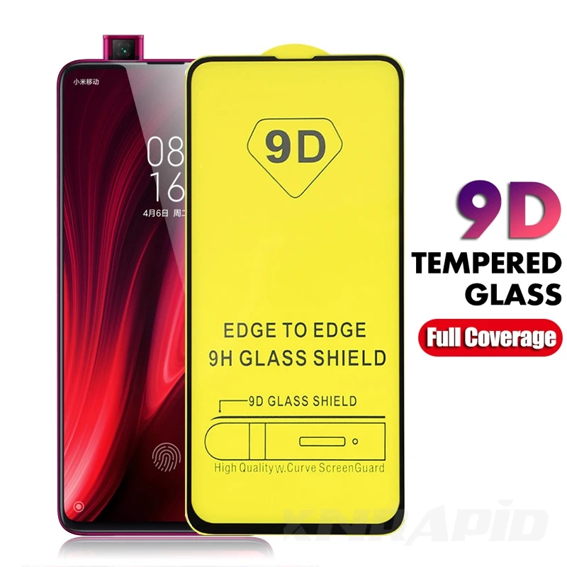 9D закаленное стекло для Xiaomi mi 9T k20 Pro CC9 e A3 A2 Lite 9 9SE Защитная стеклянная пленка