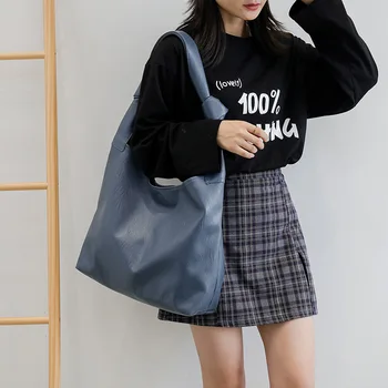 

Vintage Tote Women Shoulder Bags Designer Strap Handbags Luxury Soft Solid Color Crossbody Bag Casual Large Capacity Hobo Purses