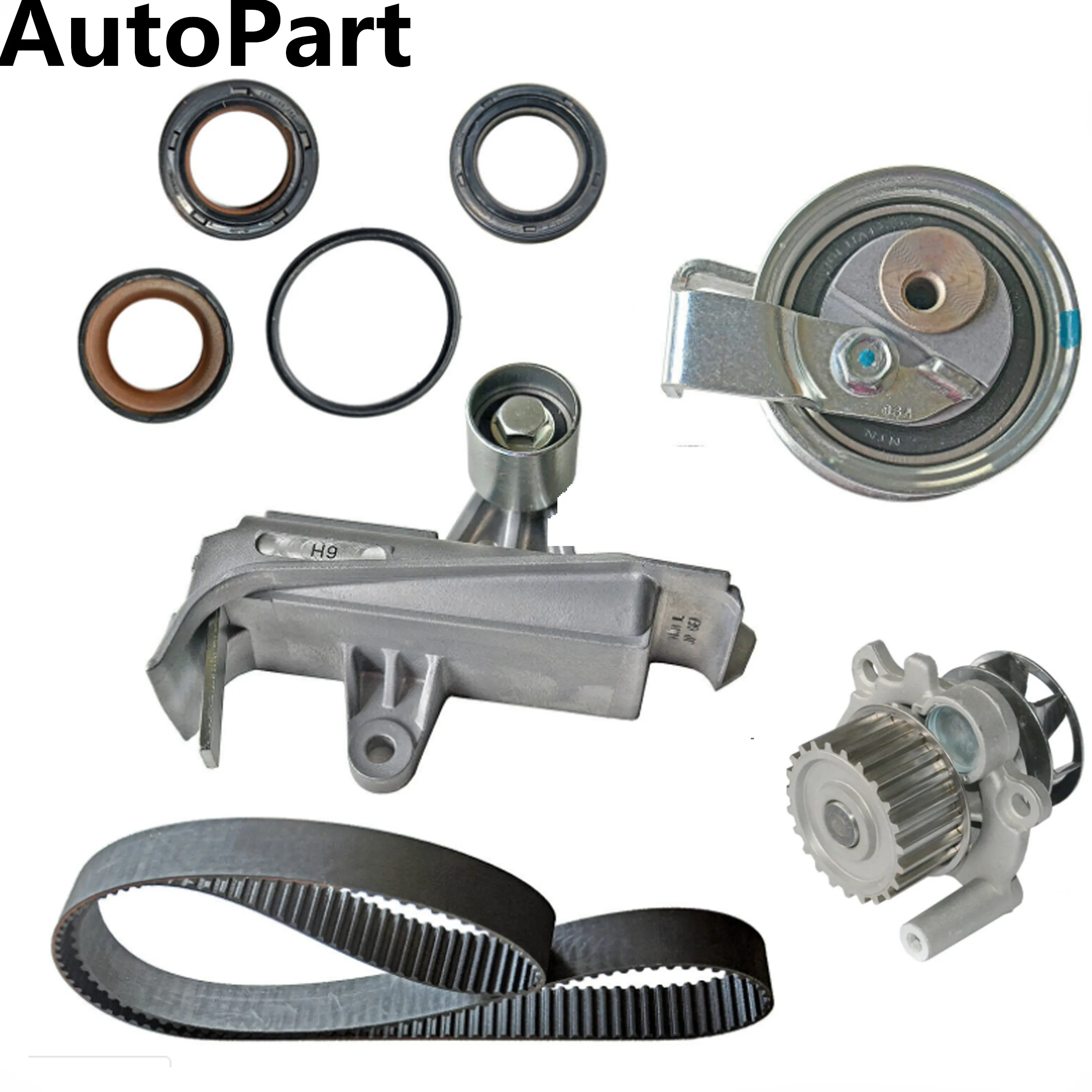 

06A 121 011E 06A 121 011 F Timing Belt Kit With Water Pump Set For PASSAT 2000-2005 AUDI A4 A6 A8 1.8T 06A 121 012G