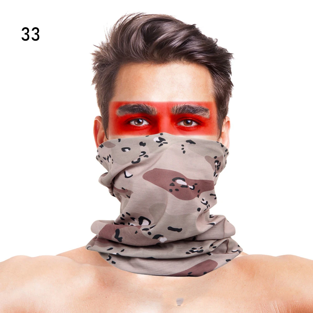 1 шт. унисекс рыболовный шарф для пешего туризма, шеи, Теплый головной шарф, УФ-маска для лица, камуфляжная маска, волшебная повязка на голову, аксессуары для велоспорта, кемпинга