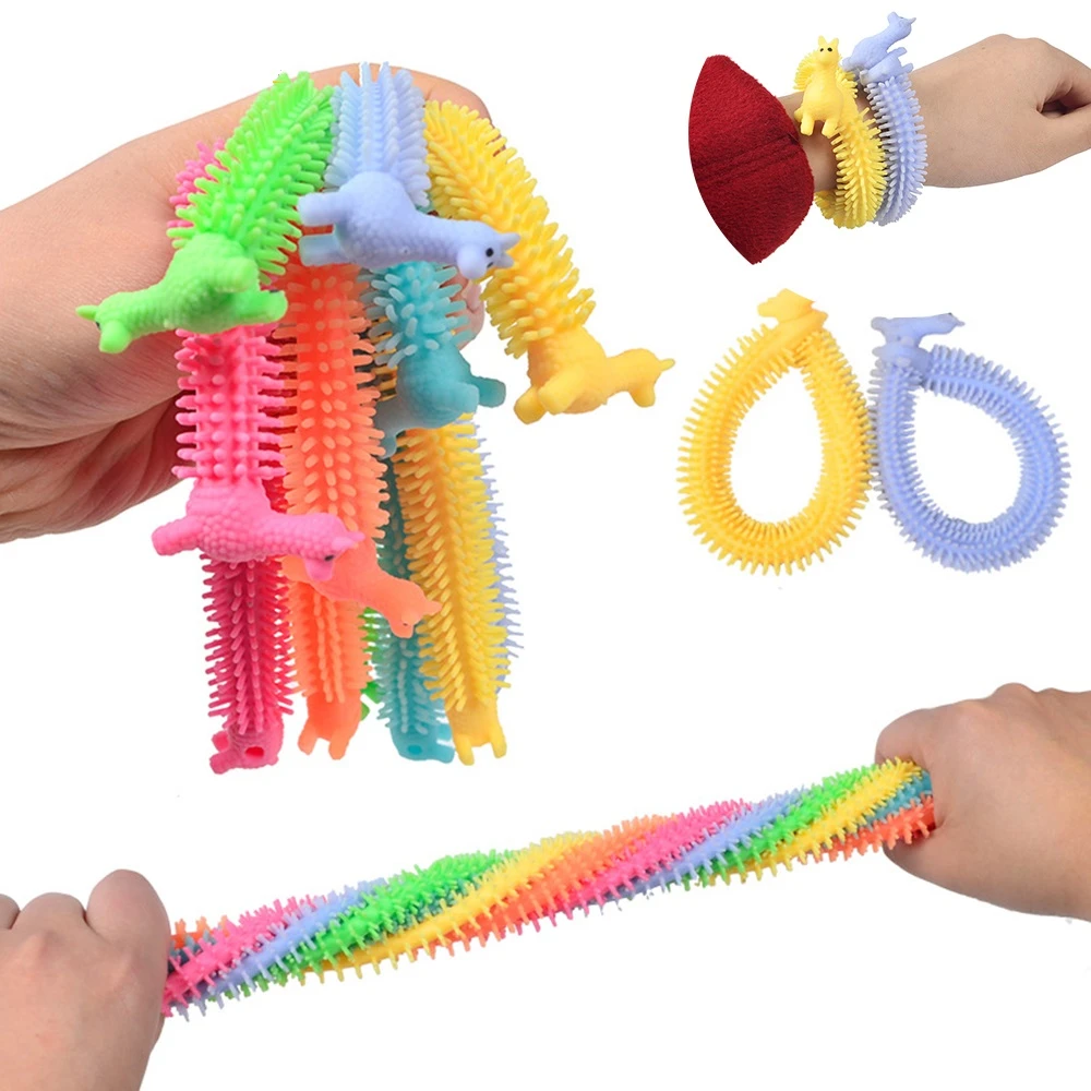 Worm Stretch Noodle Fidget Toys TPR 
