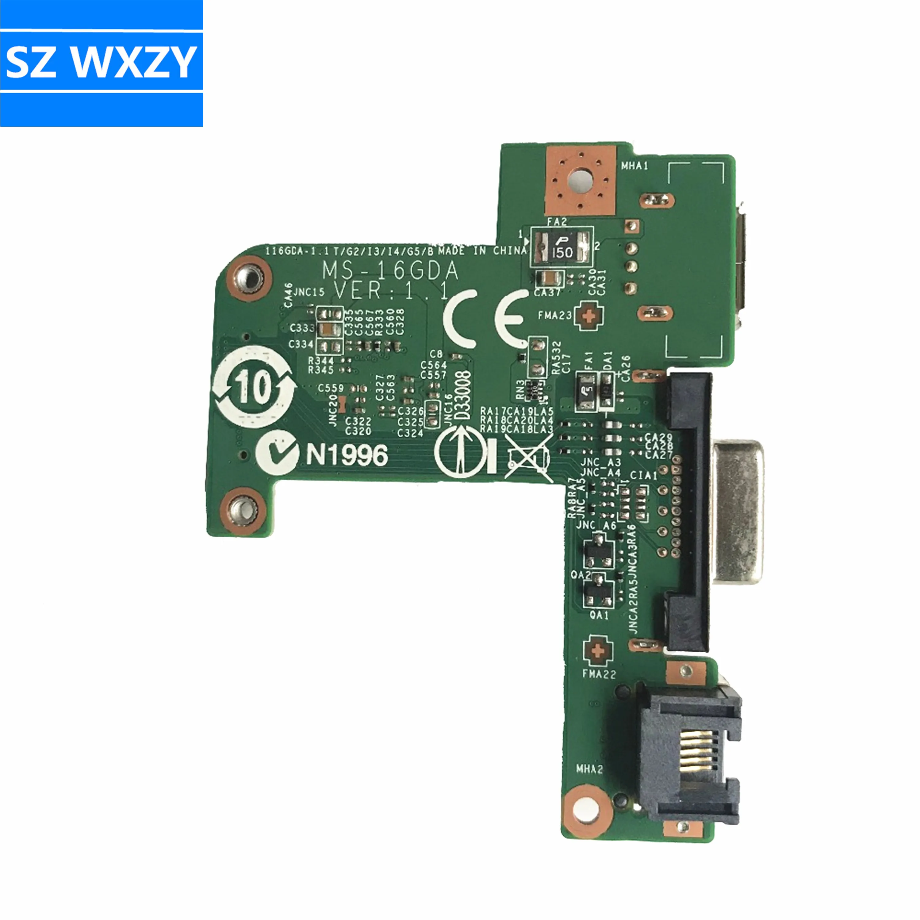 Оригинальный Для MSI GT60 CX60 CX61 ноутбук VGA USB WLAN доска MS-16GD MS-16GDA VER: 1 100% тестирование
