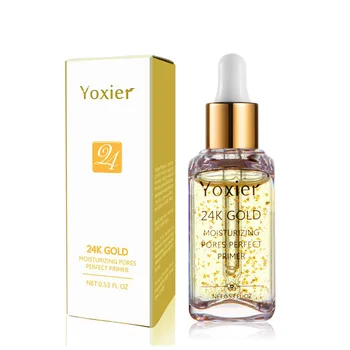 

Professional 24k Gold Moisturizing Pores Perfect Primer Makeup Moisturizer Whitening Skin Serum Foundation Primer TSLM1