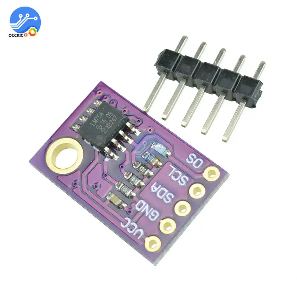 Датчик температуры LM75A высокоскоростной модуль платы разработки I2C|module i2c|module