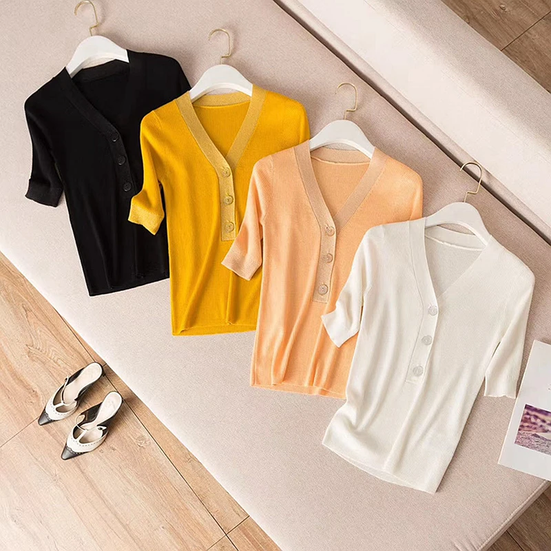 2020 Spring and Summer New Women's Lapel Gold