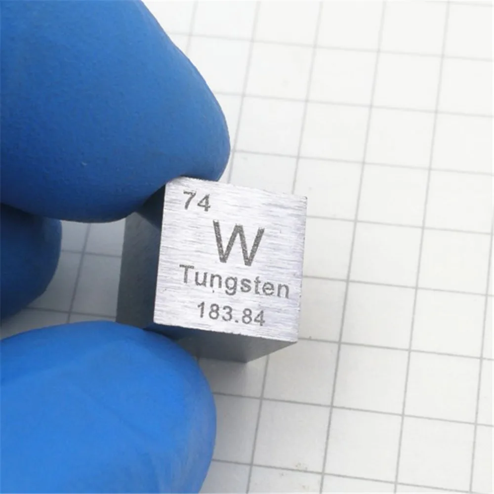 

Tungsten Cube W High Purity 3N5 99.95% Laser Marked Research Development Element Metal Simple Substance High Temperature 1 Inch