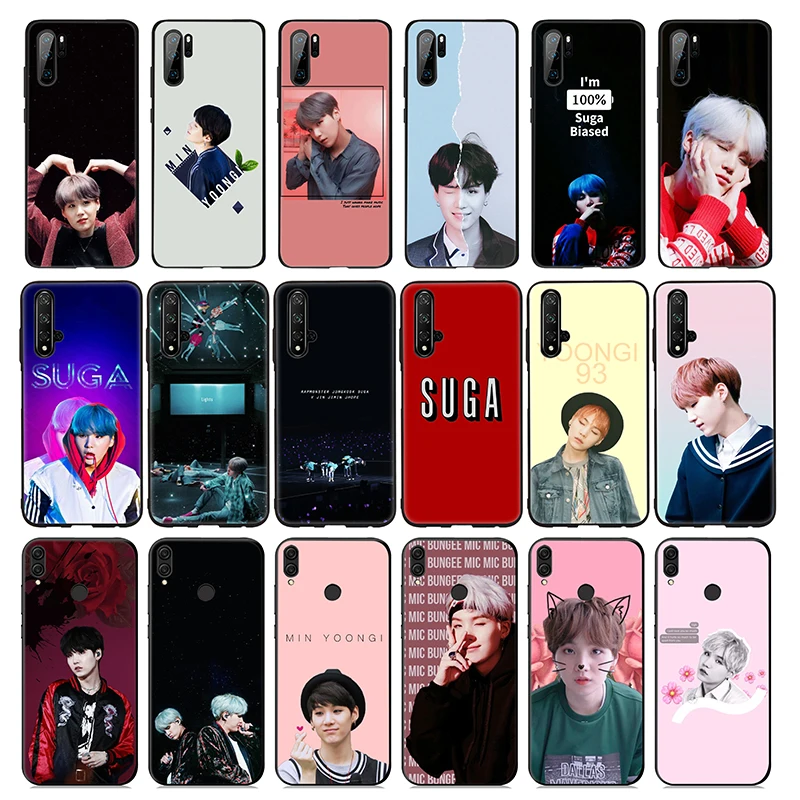 Мягкий силиконовый чехол Suga K Pop Min Yoongi для Huawei Mate 30 20 10 Lite Pro Honor Nova 3 3i 4 5i |