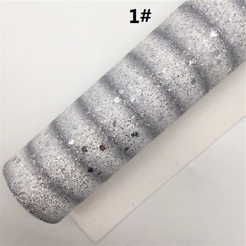 1 шт., 21X29 см, блестящая ткань, плотная блестящая кожа, блестящая полоска, кожаные листы для изготовления луков, LEOsyntheticoDIY T368A - Цвет: 1