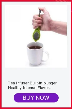 Чай Infuser встроенный Плунжер здоровый интенсивный вкус многоразовый чай мешок пластиковое ситечко для чая и кофе ситечко для измерения вихревого крутого перемешивания и пресса