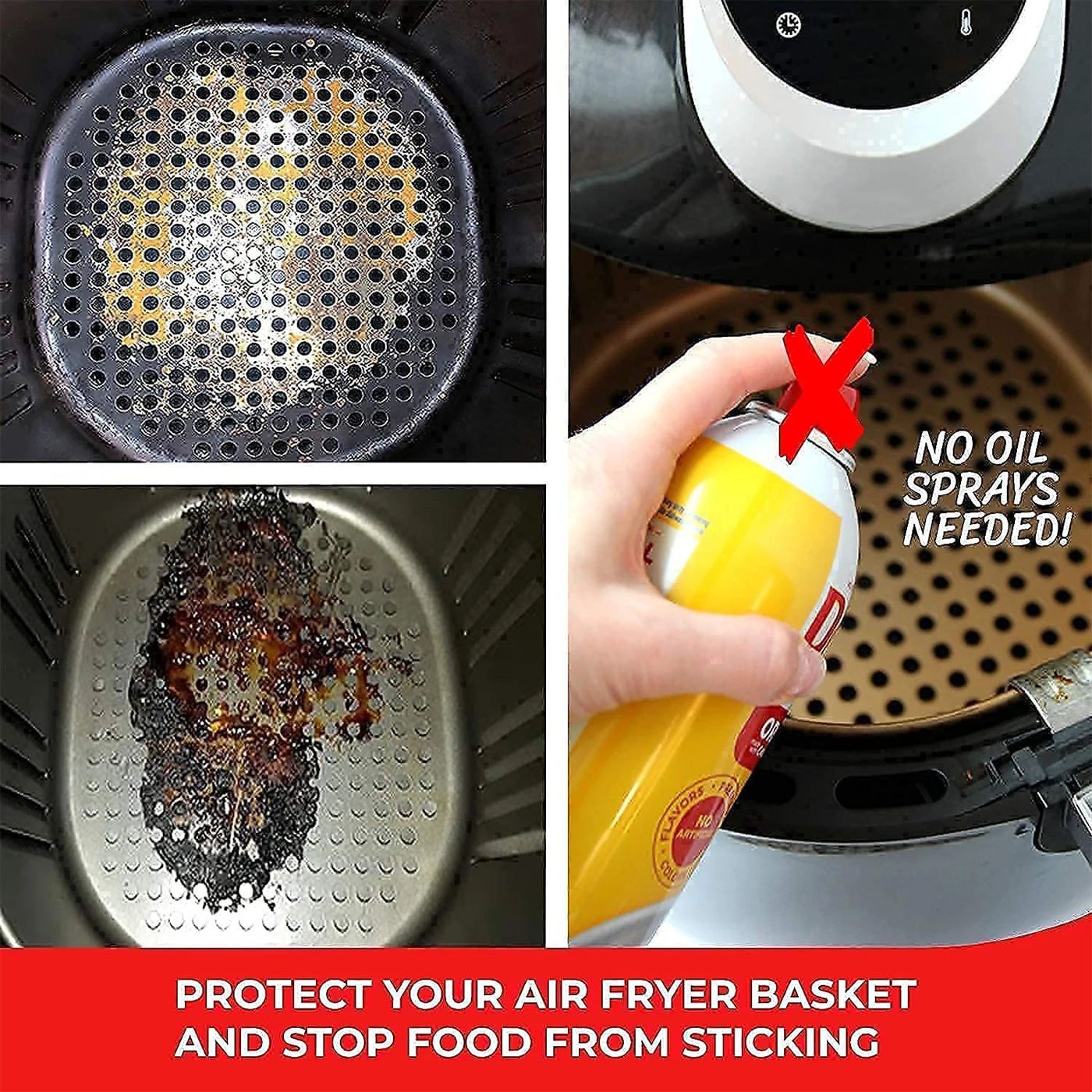 3pcs Air Fryer Liners Food Grade Reusable Silicone Non-stick Steaming  Basket Mat Anti-slip Air Fryer Accessories Kitchen Tool - Steamers -  AliExpress