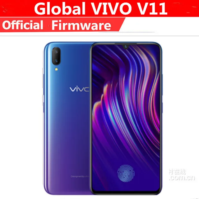 Международная версия Vivo V11 4G LTE мобильный телефон Android 8,1 6," ips 2280X1280 4 Гб ram 128 ГБ rom 25.0MP+ 16.0MP отпечаток пальца FM