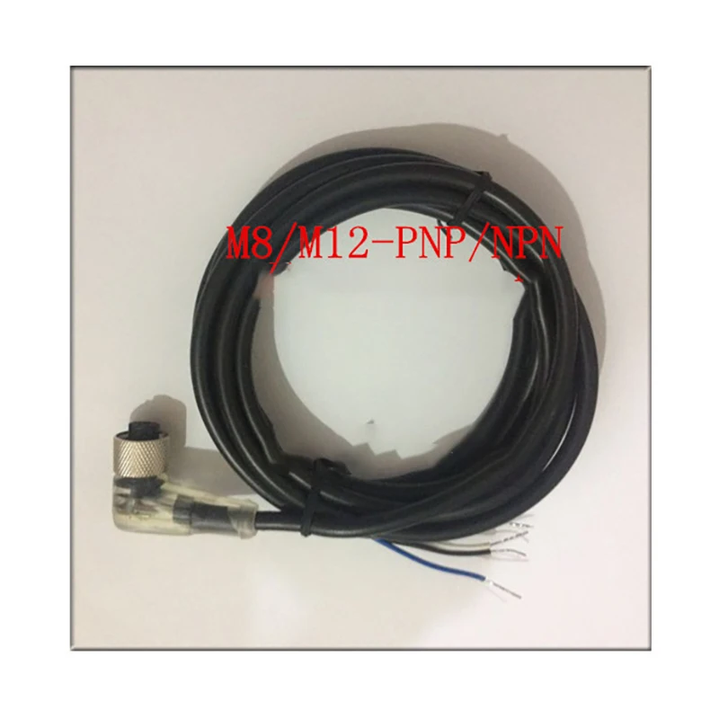 

M8/M12 with LED light close to the switch cable aviation plug 3 4-pin 5-pin PNP/NPN sensor waterproof