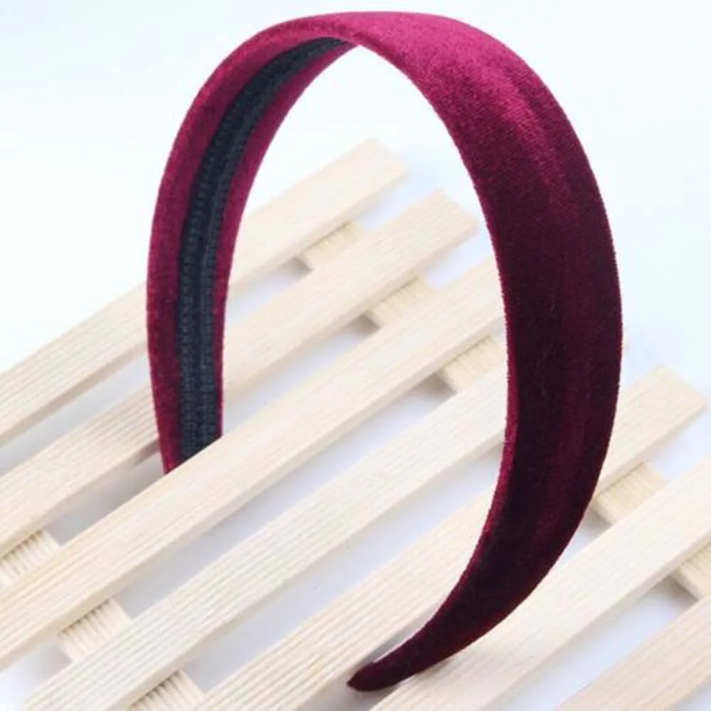 Элегантные вельветовые повязки для волос шириной 3 см для женщин и девочек, аксессуары для волос, повязки на голову, модные повязки на голову, Прямая поставка