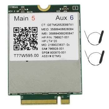 

Lt4120 X5 LTE T77W595 796928-001 4G WWAN M.2 150Mbps LTE Modem for HP Elite X2 840 850 G3 640 650 645 G2 Silver