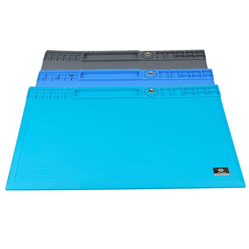 Large Size 45*30cm Heat Insulation Silicone Mat Work Desk Pad Maintenance Platform for BGA Soldering Rework Station