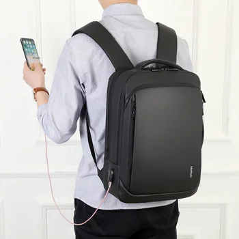 

15.6 Inch Laptop Backpack Men School Bags Business Notebook Mochila Waterproof Back Pack USB Charging Bags Male Travel Backpack