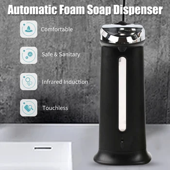 

New 400ml Automatic Touchless Liquid Soap Dispenser Smart Sensor Hands-Free Automatic Soap Dispenser Pump For Bathroom Kitchen