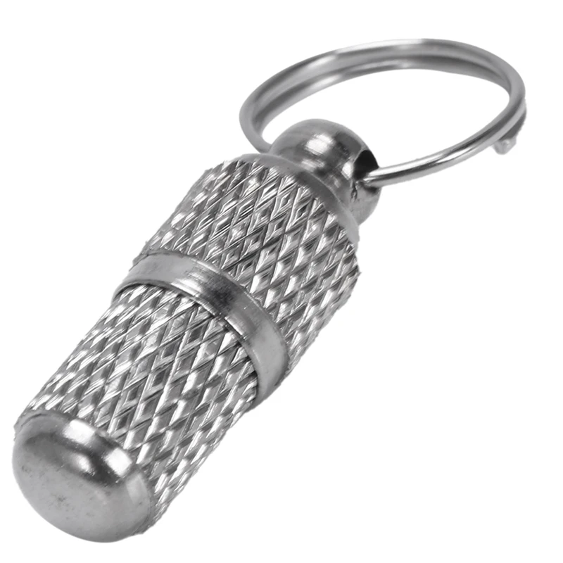 

Silver Pet ID Barrel Tag Address Label Tube