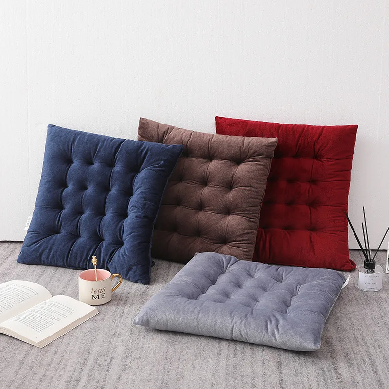 Thickened crystal velvet cushion chair cushion student cushion office cushion dining chair cushion seat cushion home kitchen Thickened crystal velvet cushion chair cushion student cushion office cushion dining chair cushion seat cushion home kitchen