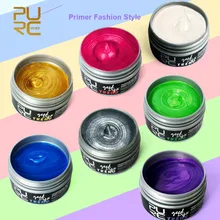 PURC одноразового краска для волос временного красящий воск одноразовые стильного кремового Для мужчин и wo Для мужчин пройти Стойкая краска для волос, паста гель-крем для волос