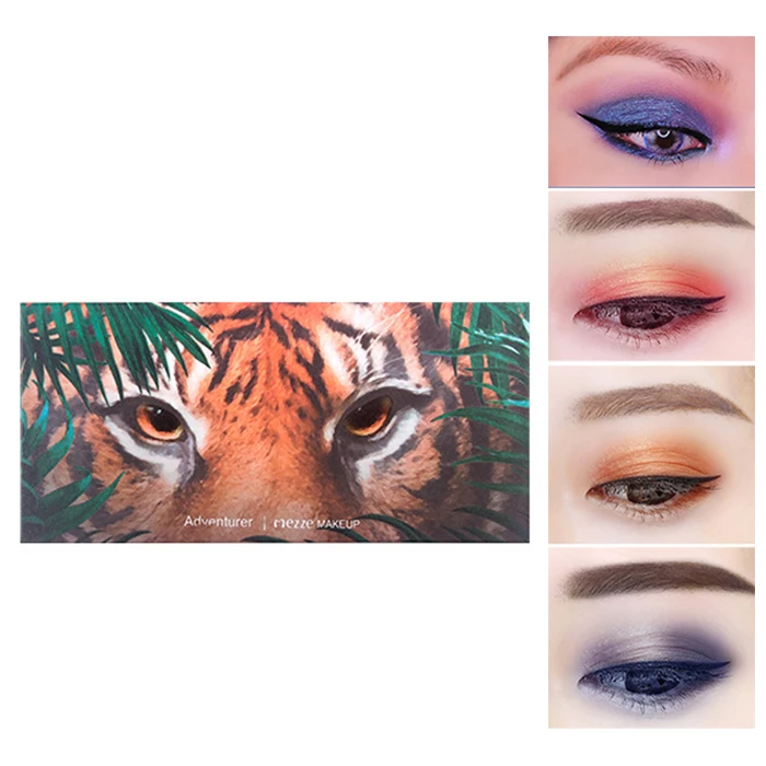 18 цветов Длинные стойкие тени для век легко носить оттенки красоты глазурованная