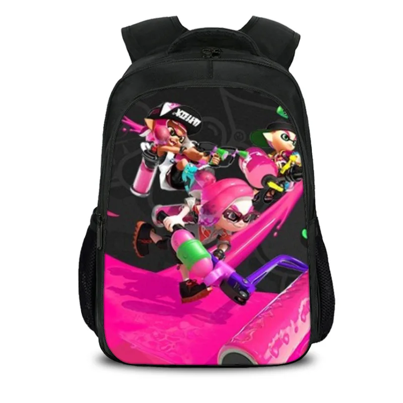 Style 11 15,7 дюймов Splatoon игра Аниме мальчики девочки школьная сумка Книга сумка рюкзак дети студентов Mochila обратно в школьный подарок - Цвет: Style 11