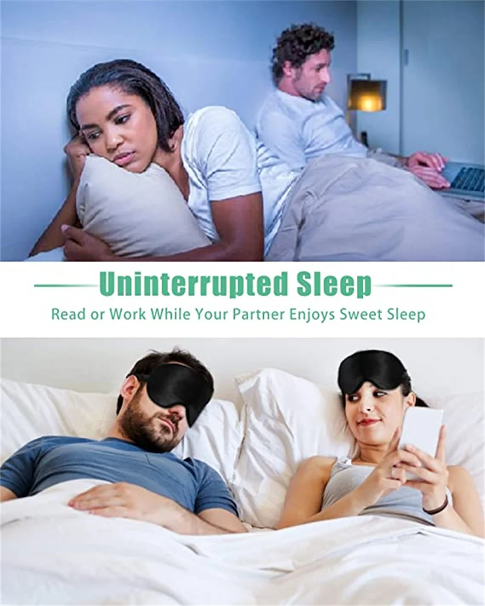 19 Mulberry 100% Natural Silk Sleep Eye Mask Sleeping Comfortable Super Soft Eye Shade Cover With Adjustable Strap Blindfold 3