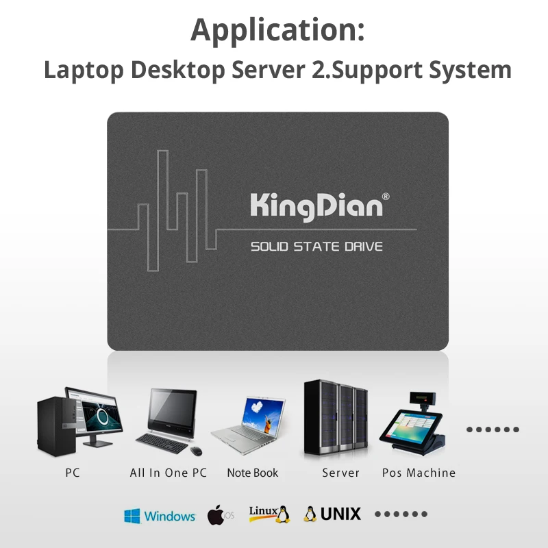KingDian SSD 1 ТБ SATA 120gb 480gb SSD 240 gb HD SSD 2,5 ''HDD твердотельный диск Жесткий диск SATA3 для настольного ПК