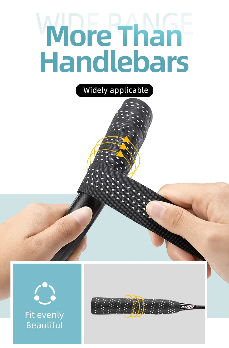 Handlebar Tape Road Bike Grip PU Strap Handle Belt Anti-Skip Damping Cycling Str