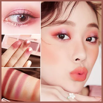 

8-color Flash Eye Shadow Palette Waterproof Anti-fouling Durable Long Lasting Dyeing Matte Eye Shadow Disc Beauty Tools