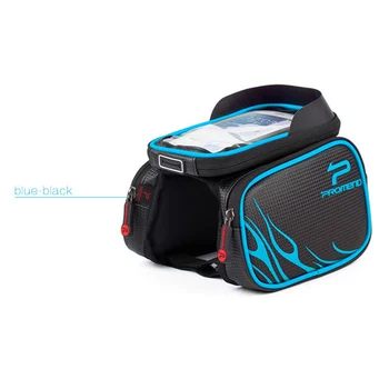 

Bicycle Bag Front Frame MTB Mountain Road Bike Bags Cycling Accessories Waterproof TPU Screen Touch Top Tube Phone Storage