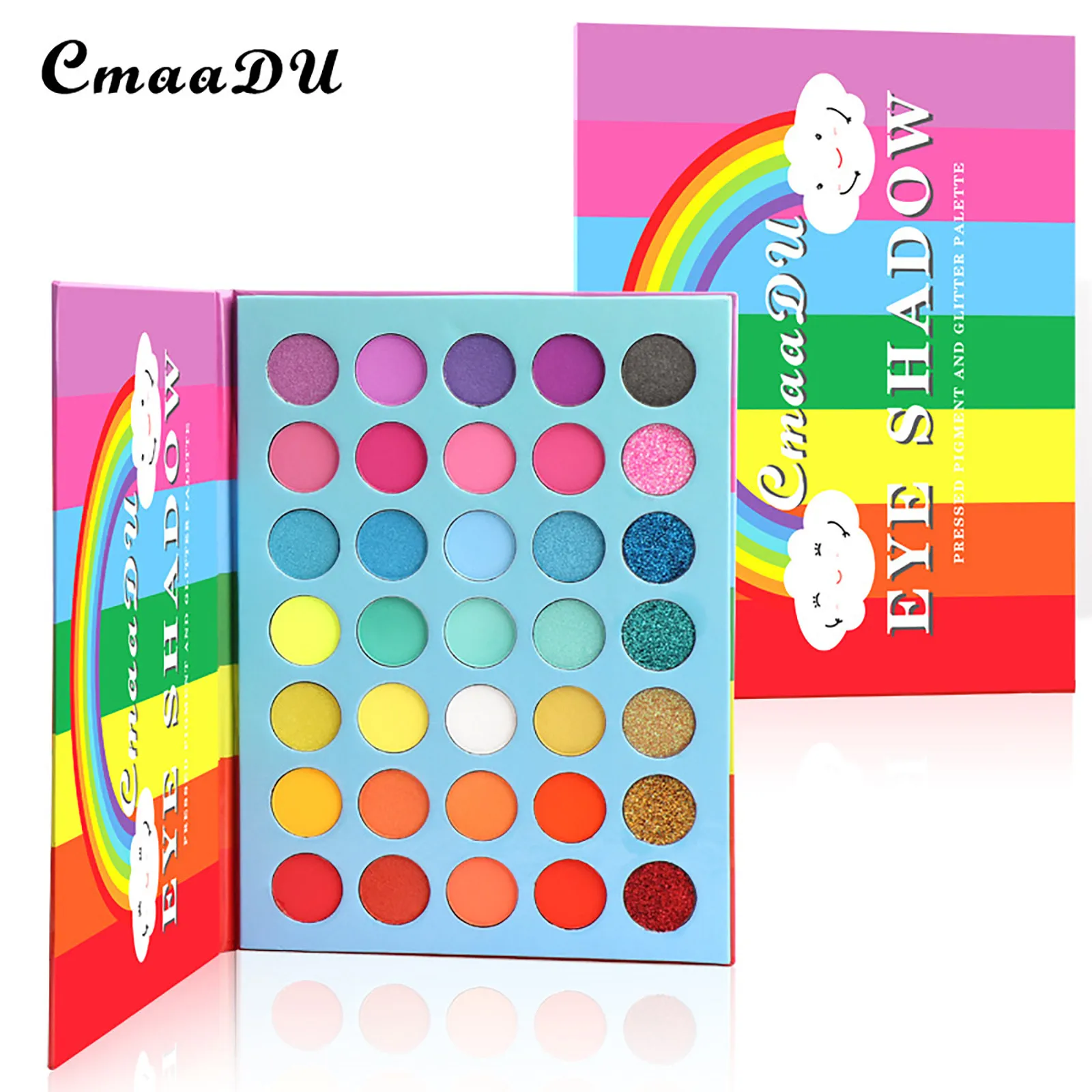 Cosmetic Matte Eyeshadow Cream Makeup Palett Shimmer Set 35 Colors |