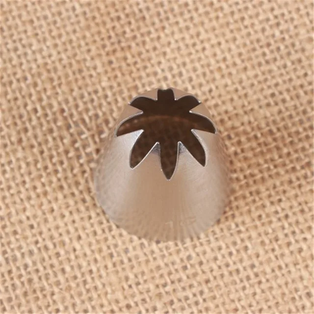 #1C Csővezeték Fúvóka Dekorációs Jegesedés Tippek Nagy Méretű Krémvirág Rózsa Fúvókák Sütik Sütőszerszám Sütemény Cupcake Dekoráció - Image 2