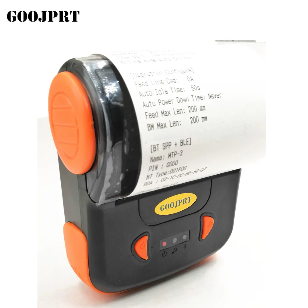 GOOJPRT 80 мм портативный Bluetooth тепловой билетов POS принтер для ресторана супермаркета Android IOS Maquina Recibos Termico