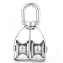 304 нержавеющая сталь M25 фиксированный шкив Одноколесный подъемный шкив металлический шкив M25