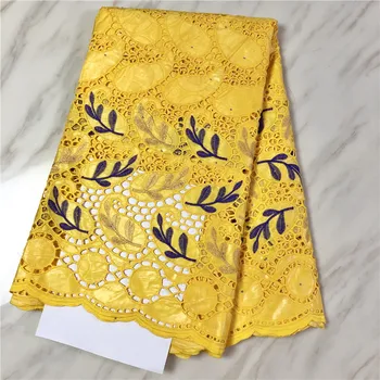 

New African Net Bazin Lace Fabric 2020 High Quality Nigerian French Punch Bazin Riche Getzner Fabrics 5yards For Dress