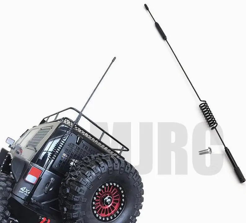 1PCS 190 290mm RC Car Metal Decorative Antenna for 1:10 Crawler Axial 90046 Scx10 Traxxas D90 D110 TRX-4 RC4WD G63 TRX-6 | Игрушки и