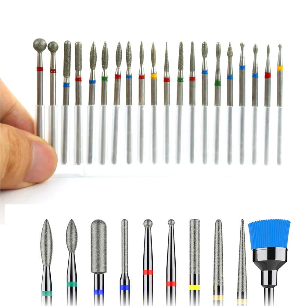 Алмазная фреза для маникюра и нейл-арта пилочка очистки кутикулы электрический