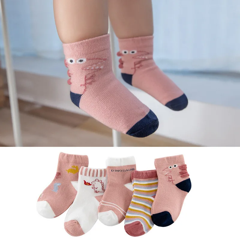 10Pairs/Lot Baby Boys Socks Spring Autumn Cotton Newborn Baby Girls Socks Fashion Casual Kids Socks for Children Age for 1-12Y