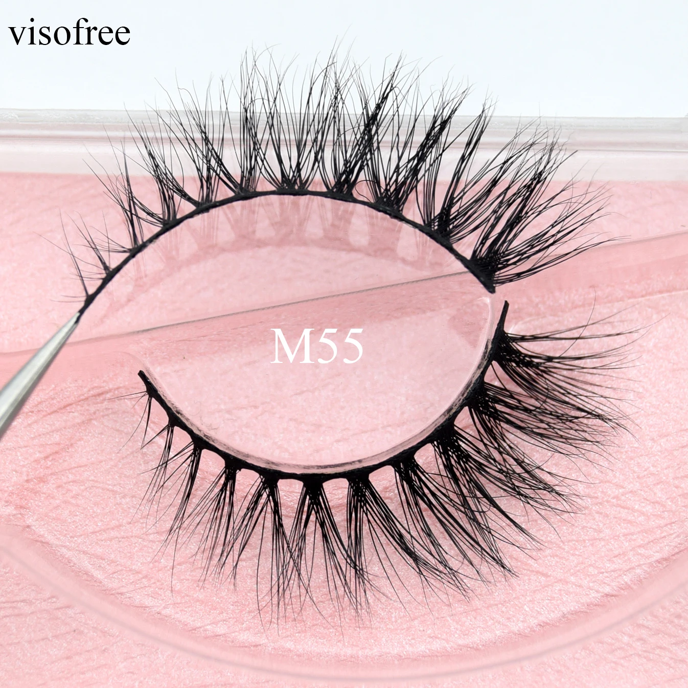 

Visofree Eyelashes Natural False Eyelashes Fake Lashes Long Makeup 3D Mink Lashes Extension Eyelash Mink Eyelashes Beauty M55