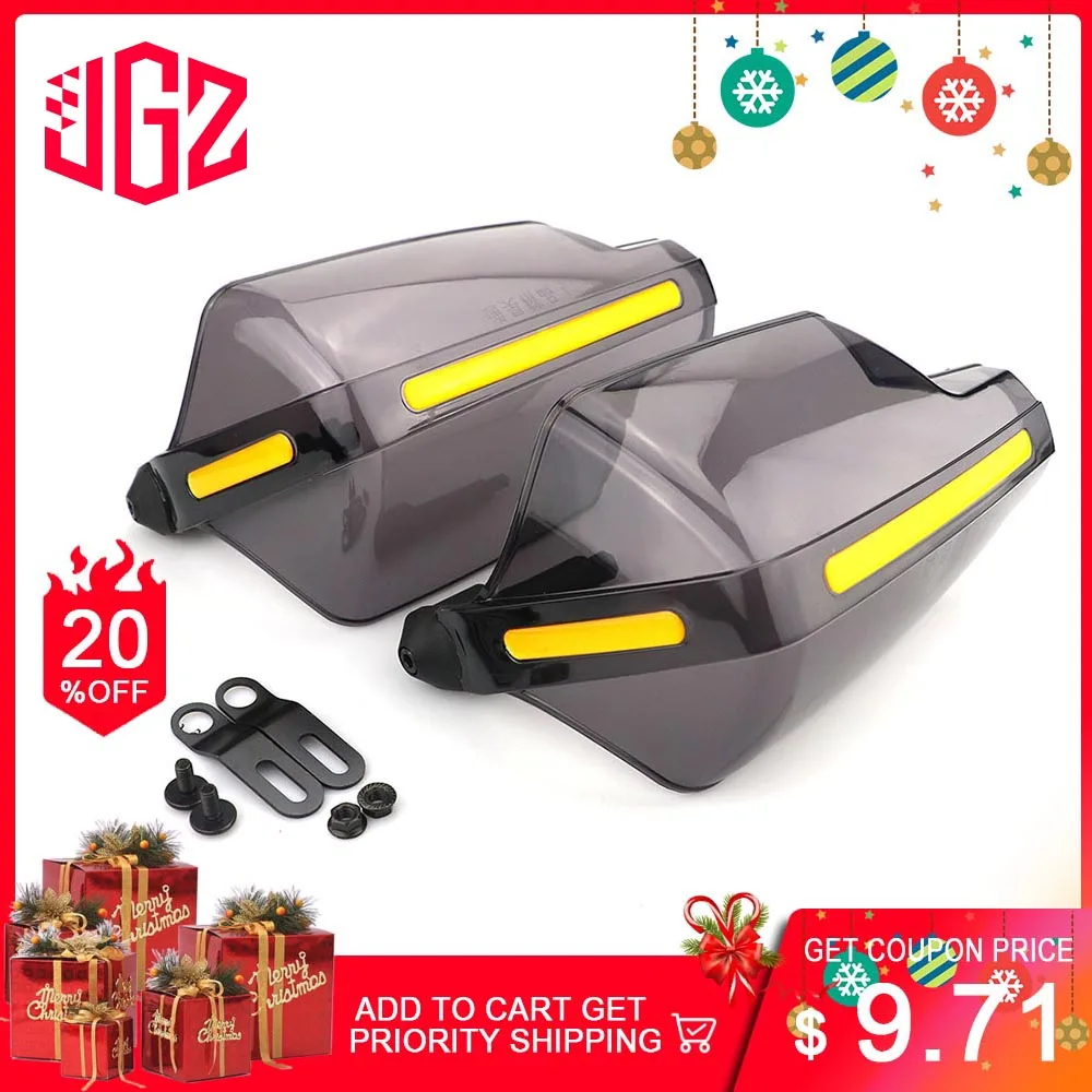 Comprar 22MM protectores de la mano del viento de la motocicleta parabrisas Motocross Protector de mano a prueba de viento Universal para Yamaha Honda Kawasaki Suzuki