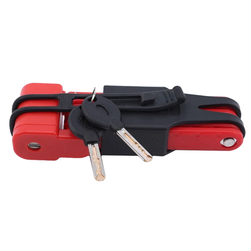 Folding Bicycle Lock Steel Portable Bike Lock Security Cable Locks Anti