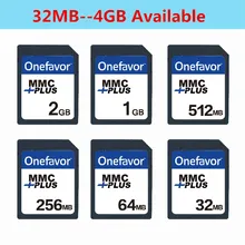 Onefavor 16MB 32MB 128MB tarjeta multimedia de tarjeta MMC 64MB Tarjeta de memoria 13 Pines